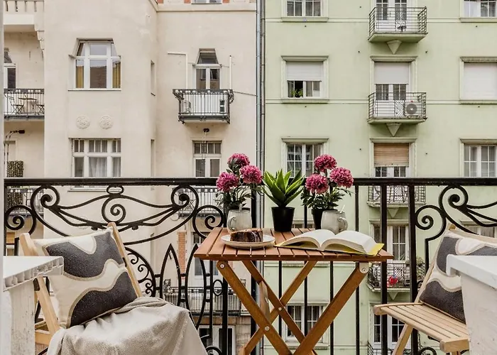 Charm In Budapest's Bustling 7th District Apartment *